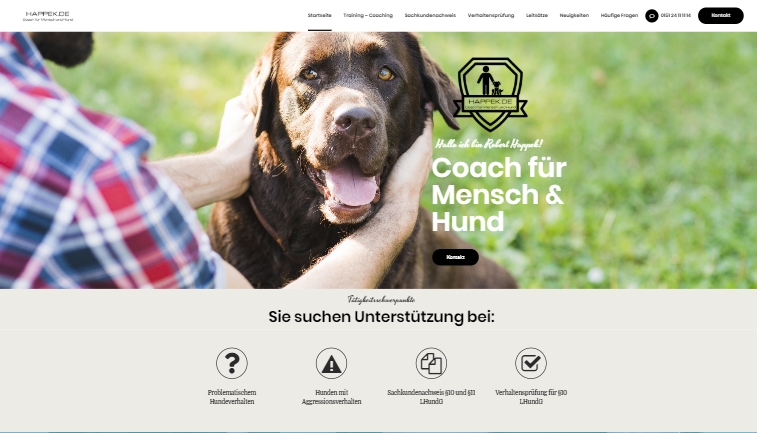 webdesign paderborn hundecoach